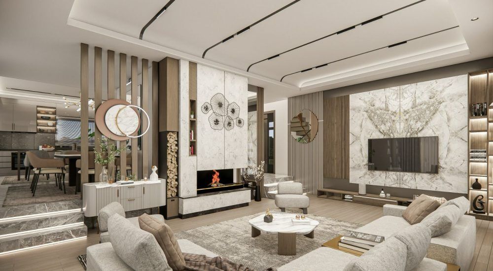 ASER YAPI VİLLALARI-SALON TASARIMIMIZ
